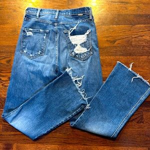 MOTHER the tripper weekender fray size 27